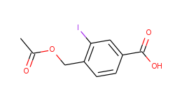 4-(acetoxymethyl)-3-iodobenzoic acid