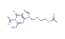 9-[(2-acetoxyethoxy)methyl]-acetylguanine