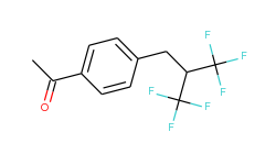 Ethanone, 1-[4-[3,3,3-trifluoro-2-(trifluoromethyl)propyl]phenyl]-