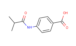 Benzoic acid, 4-[(2-methyl-1-oxopropyl)amino]-