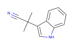 1h-indole-3-acetonitrile,a,a-dimethyl-