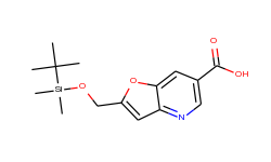 2-((tert-butyldimethylsilyloxy)methyl)-furo[3,2-b]pyridine-6-carboxylic acid