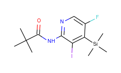 n-(5-fluoro-3-iodo-4-(trimethylsilyl)pyridin-2-yl) pivalamide
