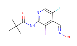 (e)-n-(5-fluoro-4-((hydroxyimino)methyl)-3-iodopyridin-2-yl)pivalamide