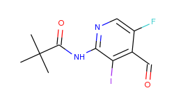 n-(5-fluoro-4-formyl-3-iodopyridin-2-yl)pivalamide
