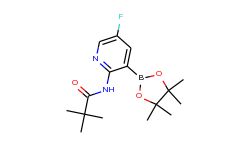 n-(5-fluoro-3-(4,4,5,5-tetramethyl-1,3,2-dioxaborolan-2-yl)pyridin-2-yl)pivalamide