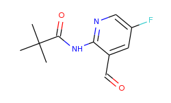 n-(5-fluoro-3-formylpyridin-2-yl)pivalamide
