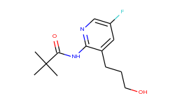 n-(5-fluoro-3-(3-hydroxypropyl)pyridin-2-yl)-pivalamide