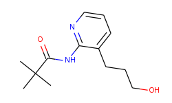 n-(3-(3-hydroxypropyl)pyridin-2-yl)pivalamide