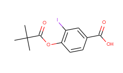 3-iodo-4-(pivaloyloxy)benzoic acid