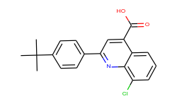 2-(4-tert-butylphenyl)-8-chloroquinoline-4-carboxylic acid