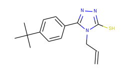4-allyl-5-(4-tert-butylphenyl)-4h-1,2,4-triazole-3-thiol
