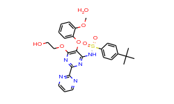 4-(tert-Butyl)-N-(6-(2-hydroxyethoxy)-5-(2-methoxyphenoxy)-[2,2'-bipyrimidin]-4-yl)benzenesulfonamid