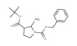 1-cbz-3-boc-amino pyrrolidine