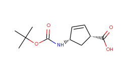 (1r,4s)-4-(tert-butoxycarbonylamino)cyclopent-2-enecarboxylic acid