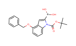 4-benzyloxy-1-tert-butoxycarbonylindole-2-boronic acid