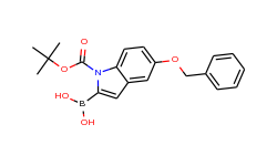 5-benzyloxy-1-boc-indole-2-boronic acid
