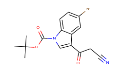 1-boc-5-bromo-3-cyanoacetylindole