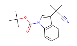 1h-indole-1-carboxylic acid, 3-(1-cyano-1-methylethyl)-, 1,1-dimethylethyl ester