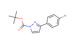 tert-butyl 3-(4-bromophenyl)-1h-pyrazole-1-carboxylate