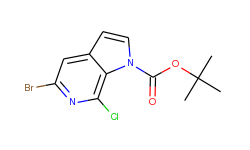 tert-butyl 5-bromo-7-chloro-1h-pyrrolo-[2,3-c]pyridine-1-carboxylate