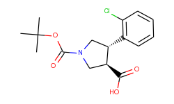 trans-1-boc-4-(2-chlorophenyl)pyrrolidine-3-carboxylic acid