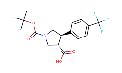 (3s,4r)-1-(tert-butoxycarbonyl)-4-(4-(trifluoromethyl)phenyl)pyrrolidine-3-carboxylic acid