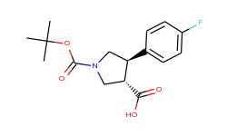 (3s,4r)-1-(tert-butoxycarbonyl)-4-(4-fluorophenyl)pyrrolidine-3-carboxylic acid