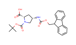 (2s,4s)-4-(((9h-fluoren-9-yl)methoxy)carbonylamino)-1-(tert-butoxycarbonyl)pyrrolidine-2-carboxylic