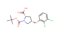 (2s,4s)-1-(tert-butoxycarbonyl)-4-(2,3-dichloro-phenoxy)-2-pyrrolidinecarboxylic acid