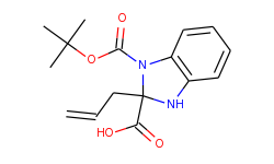 2-allyl-1-(tert-butoxycarbonyl)-2,3-dihydro-1h-benzo[d]imidazole-2-carboxylic acid