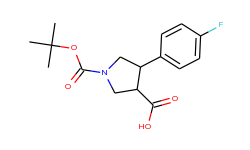 trans-1-boc-4-(4-fluorophenyl)pyrrolidine-3-carboxylic acid