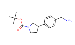 tert-butyl 3-(4-(aminomethyl)phenyl)pyrrolidine-1-carboxylate