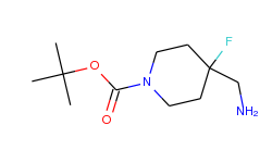 tert-butyl 4-(aminomethyl)-4-fluoropiperidine-1-carboxylate