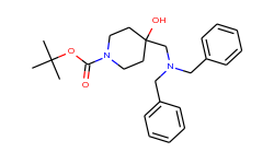 tert-butyl 4-[(dibenzylamino)methyl]-4-hydroxytetrahydro-1(2h)-pyridinecarboxylate