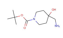 tert-butyl 4-(aminomethyl)-4-hydroxytetrahydro-1(2h)-pyridinecarboxylate
