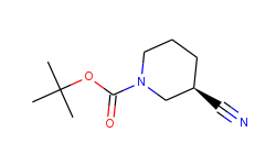 1-piperidinecarboxylic acid,3-cyano-,1,1-dimethylethylester,(3r)-