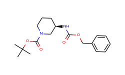 1-piperidinecarboxylic acid,3-[[(phenylmethoxy)carbonyl]amino]-,1,1-dimethylethylester,(3r)-