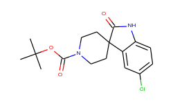 1-boc-5-chloro-1,2-dihydro-2-oxo-spiro[3h-indole-3,4-piperidine]