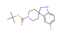 tert-butyl 5-chlorospiro[indoline-3,4'-piperidine]-1'-carboxylate