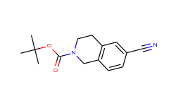 tert-butyl6-cyano-3,4-dihydroisoquinoline-2(1h)-carboxylate