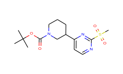 tert-butyl 3-(2-(methylsulfonyl)pyrimidin-4-yl)piperidine-1-carboxylate