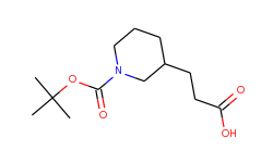 3-piperidinepropanoic acid,1-[(1,1-dimethylethoxy)carbonyl]-