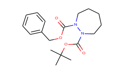 1-benzyl 2-(tert-butyl) 1,2-diazepane-1,2-dicarboxylate