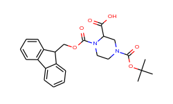 n-4-boc-n-1-fmoc-2-piperazine carboxylic acid