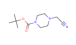 1-tert-butyloxycarbonylpiperazine-4-acetonitrile