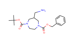 1-tert-butyl 4-benzyl 6-(aminomethyl)-1,4-diazepane-1,4-dicarboxylate