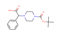 2-(4-(tert-butoxycarbonyl)piperazin-1-yl)-2-phenylacetic acid