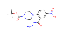 tert-butyl 4-[2-(hydrazinecarbonyl)-4-nitrophenyl]piperazine-1-carboxylate