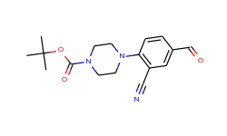 tert-butyl 4-(2-cyano-4-formylphenyl)piperazine-1-carboxylate
